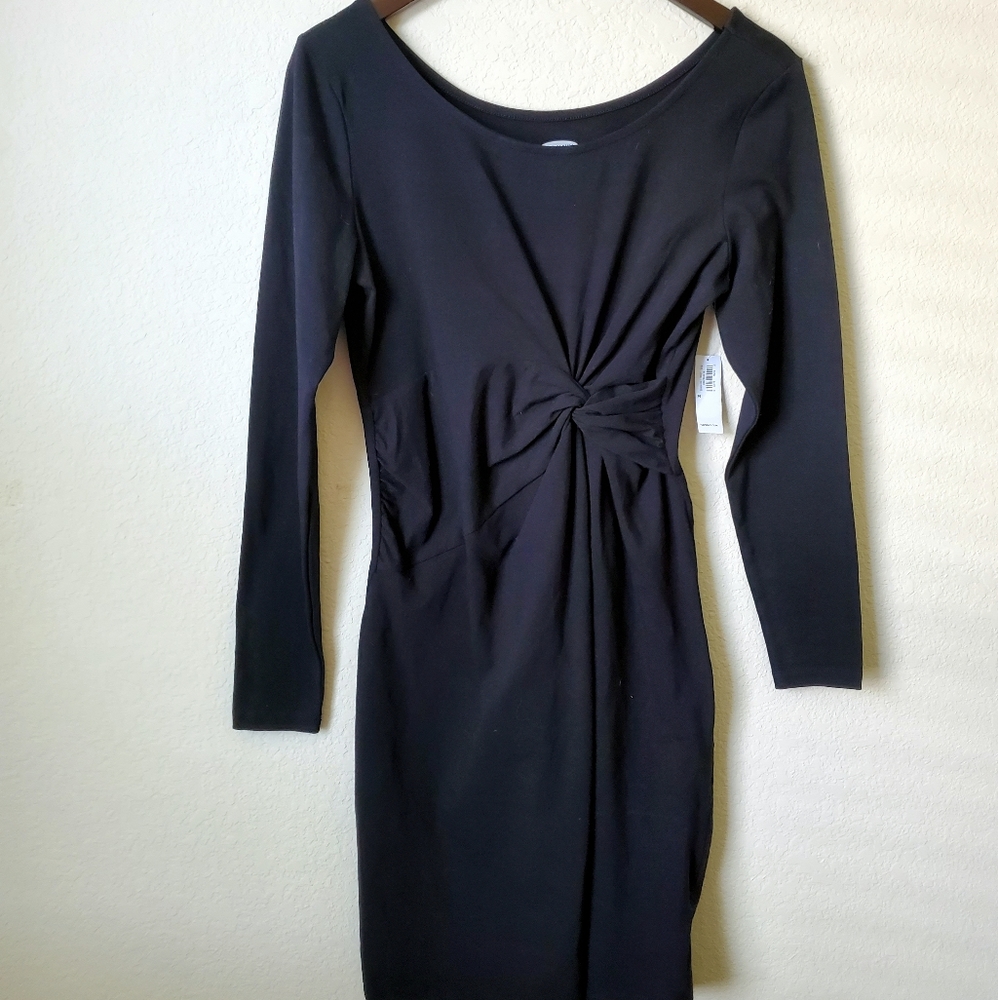 Old Navy Maternity Dress Black NWT Med